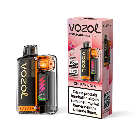 Vozol Vista Plug Cherry Cola Disposable Vape  (10.000 Puffs)